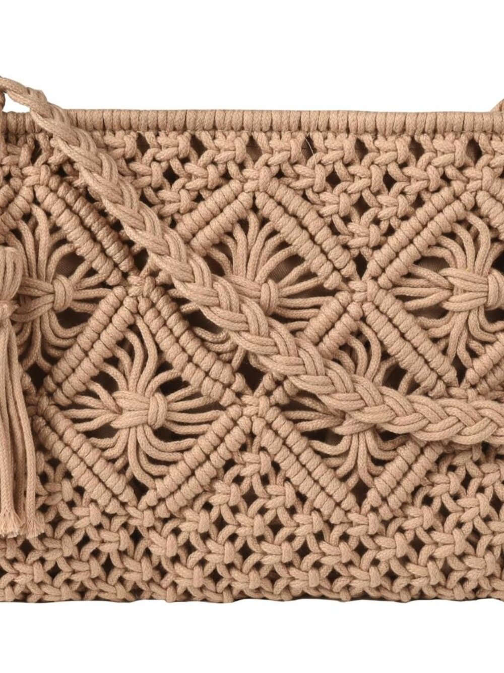 Crochet Purses for Women Handmade Crossbody Bag Cotton Boho Shoulder Purse